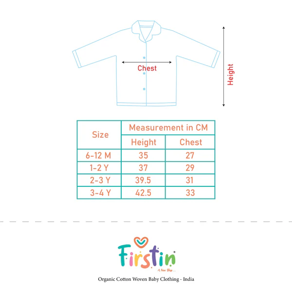 firstin aloe wash vespa printed muslin night suit set firstin aloe wash vespa printed muslin night suit set