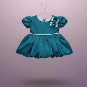 TEAL BLOSSOM DRESS